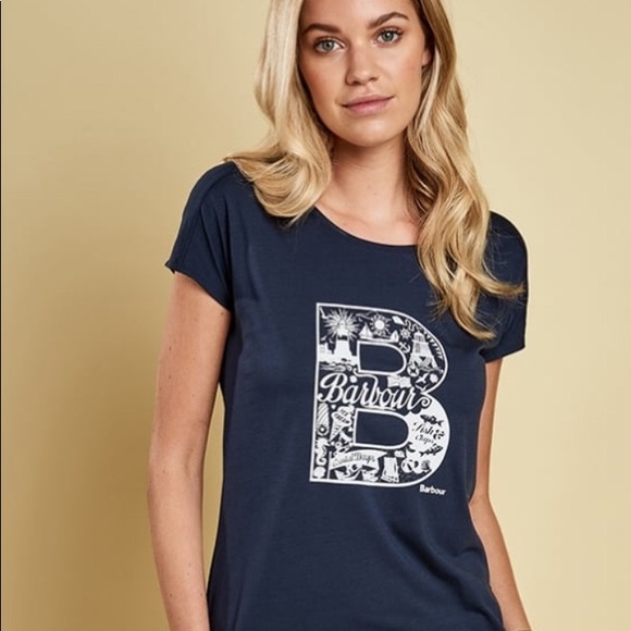 Barbour Tops - Barbour Logo Tee